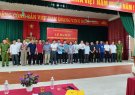 Lễ ra mắt lực lượng tham gia bảo vệ an ninh trật tự xã Thành Tân